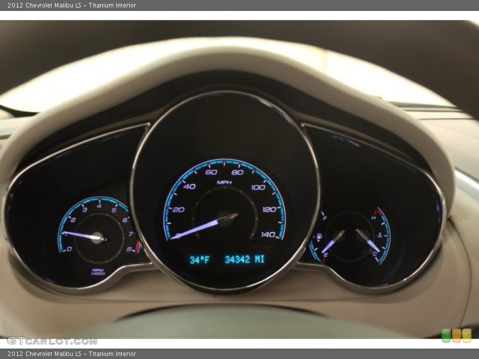Titanium Interior Gauges for the 2012 Chevrolet Malibu LS #76045641