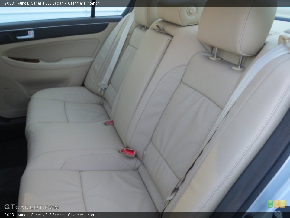 Cashmere Interior Rear Seat for the 2013 Hyundai Genesis 3.8 Sedan #76045959