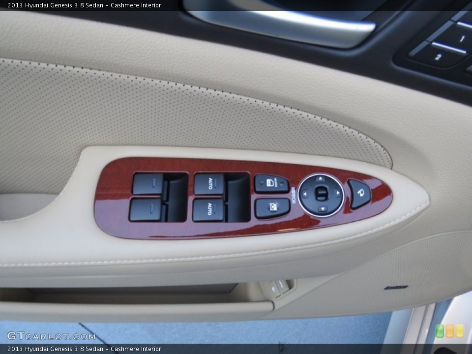 Cashmere Interior Controls for the 2013 Hyundai Genesis 3.8 Sedan #76046007
