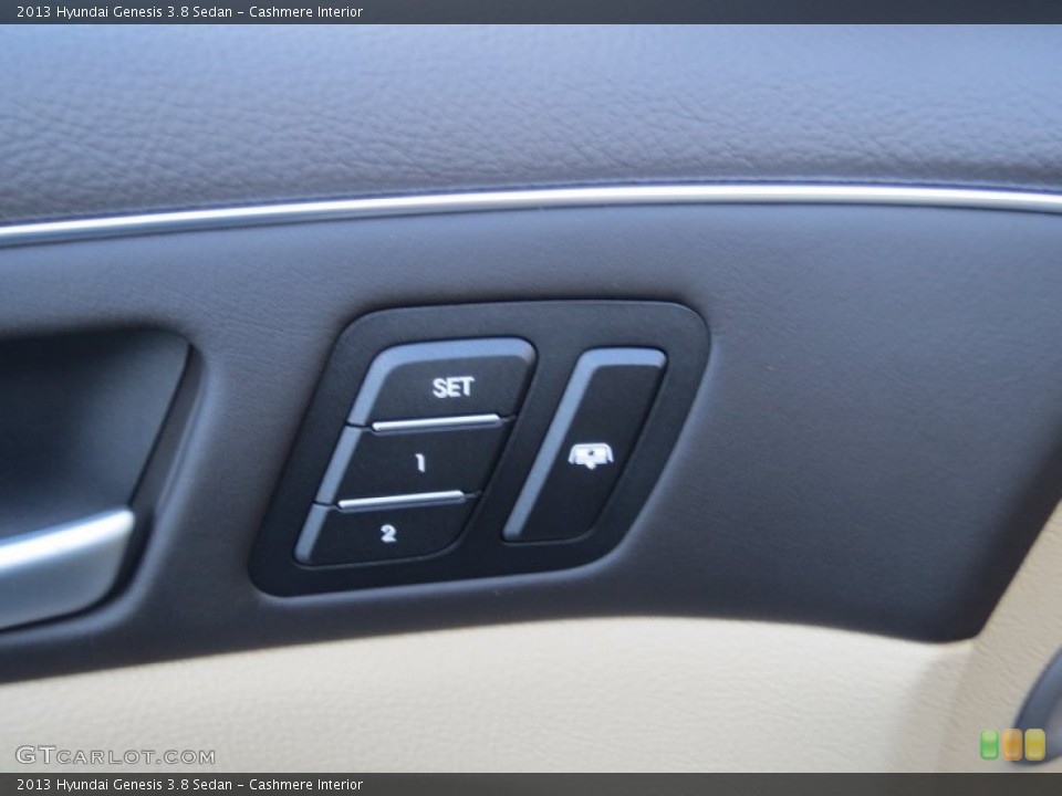 Cashmere Interior Controls for the 2013 Hyundai Genesis 3.8 Sedan #76046016
