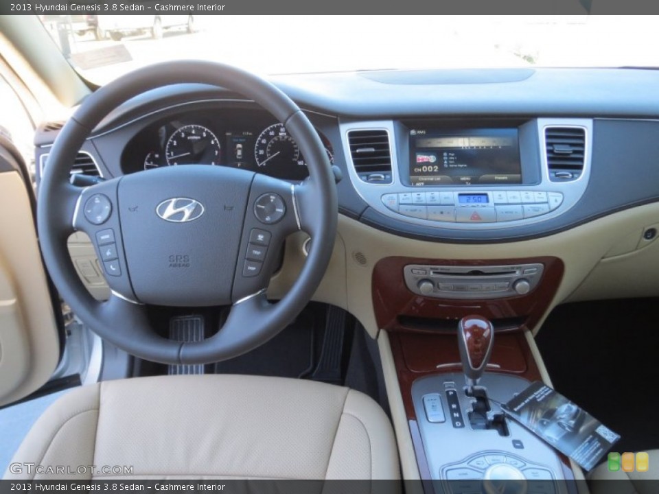 Cashmere Interior Dashboard for the 2013 Hyundai Genesis 3.8 Sedan #76046103