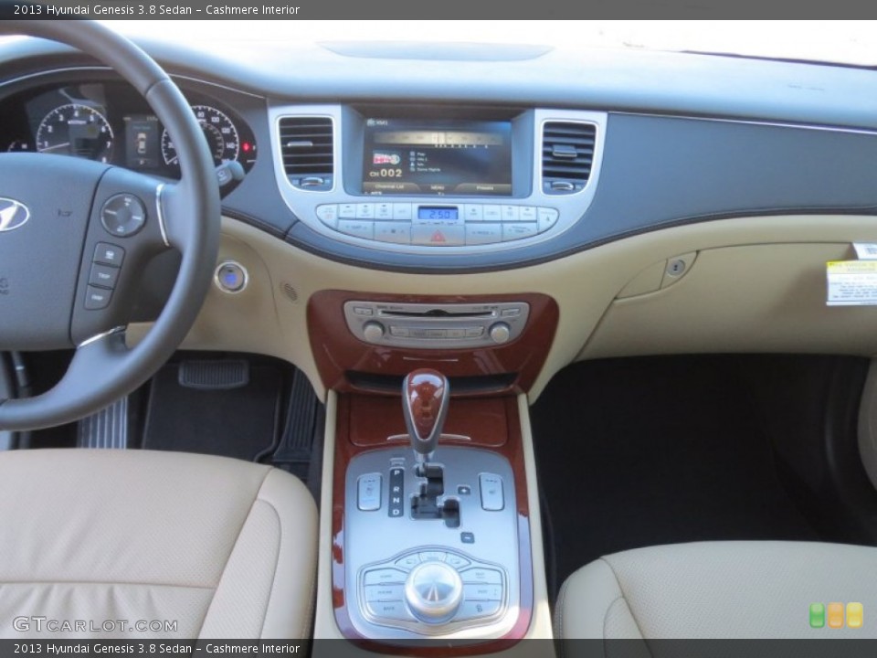 Cashmere Interior Dashboard for the 2013 Hyundai Genesis 3.8 Sedan #76046121