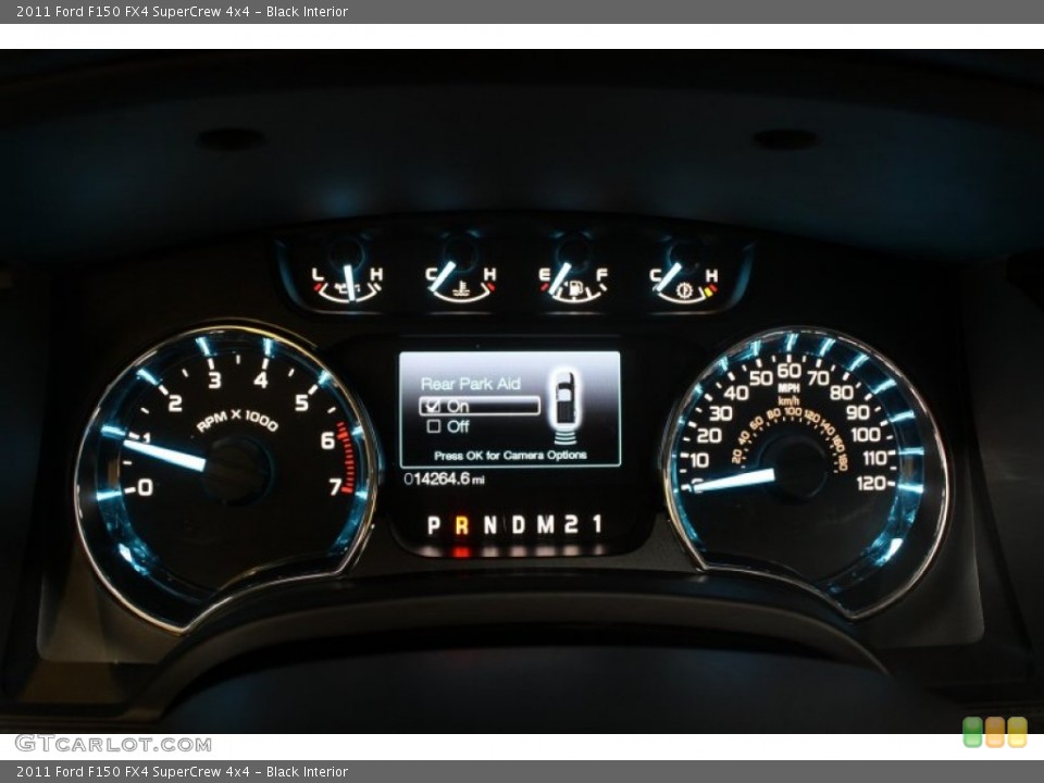 Black Interior Gauges for the 2011 Ford F150 FX4 SuperCrew 4x4 #76046763