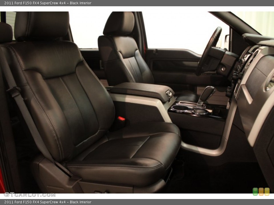 Black Interior Front Seat for the 2011 Ford F150 FX4 SuperCrew 4x4 #76046805