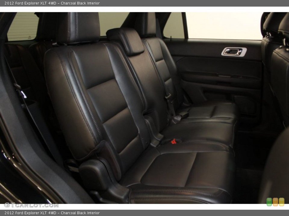 Charcoal Black Interior Rear Seat for the 2012 Ford Explorer XLT 4WD #76048815