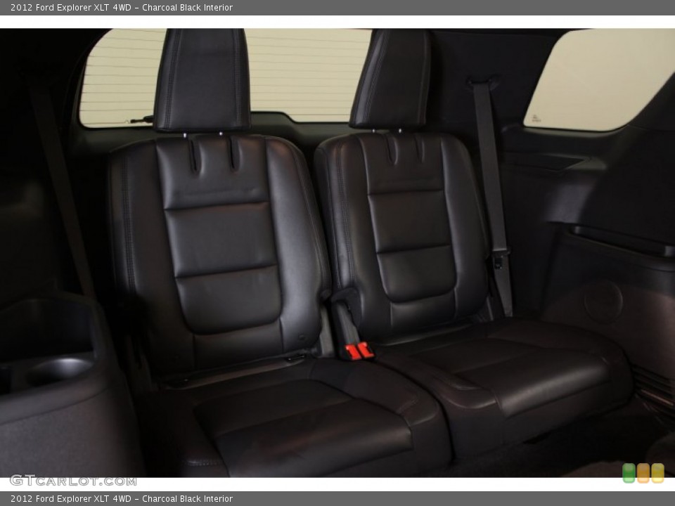 Charcoal Black Interior Rear Seat for the 2012 Ford Explorer XLT 4WD #76048830