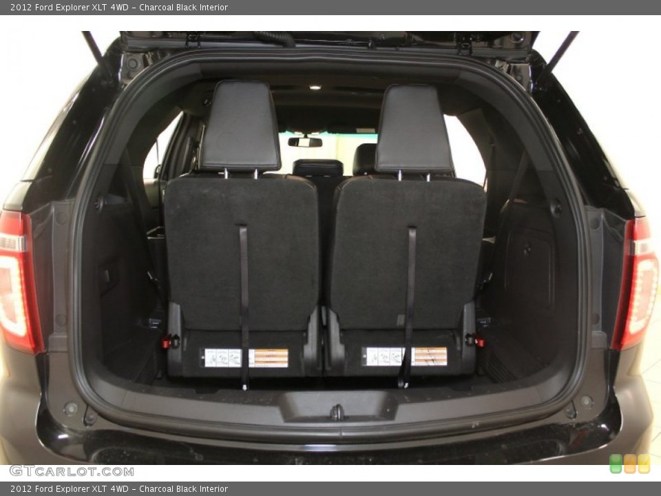 Charcoal Black Interior Trunk for the 2012 Ford Explorer XLT 4WD #76048932