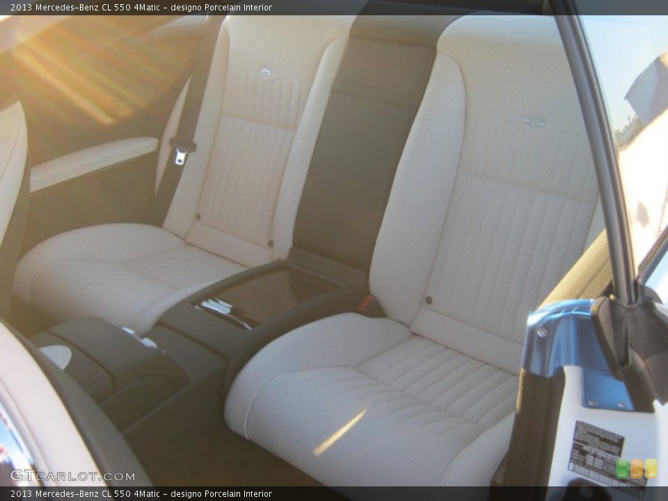 designo Porcelain Interior Rear Seat for the 2013 Mercedes-Benz CL 550 4Matic #76049697