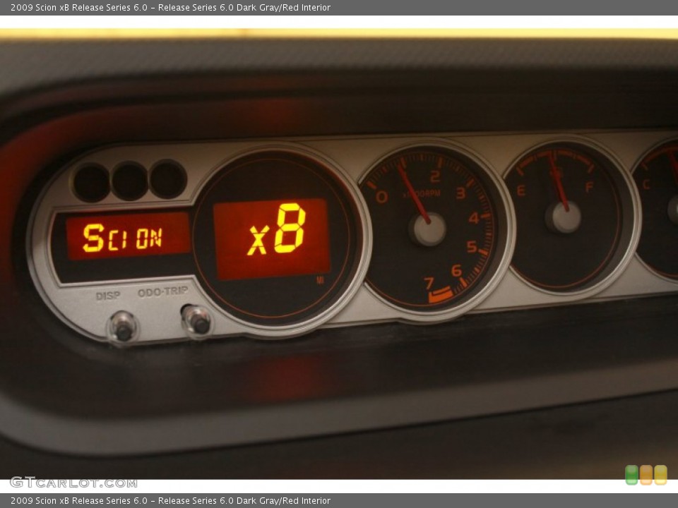 Release Series 6.0 Dark Gray/Red Interior Gauges for the 2009 Scion xB Release Series 6.0 #76049945