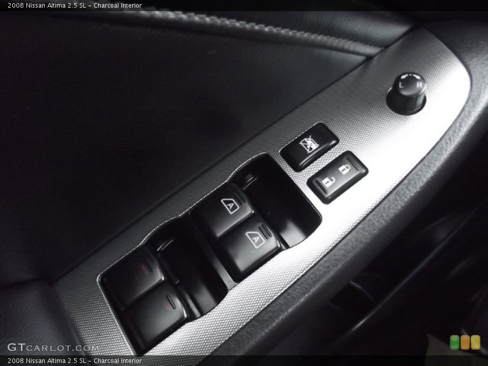 Charcoal Interior Controls for the 2008 Nissan Altima 2.5 SL #76050828