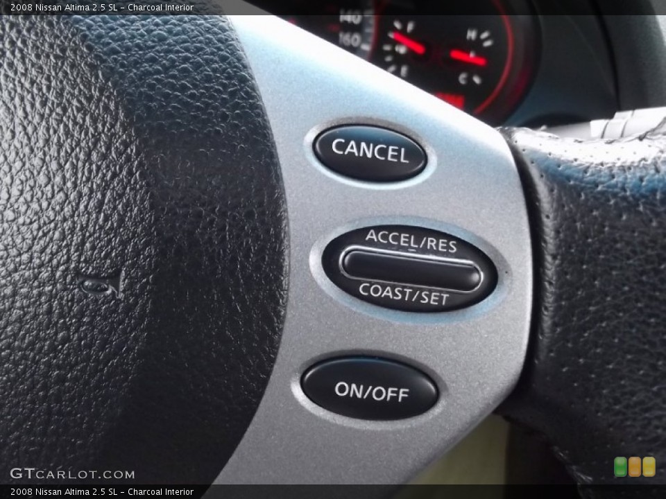Charcoal Interior Controls for the 2008 Nissan Altima 2.5 SL #76050843