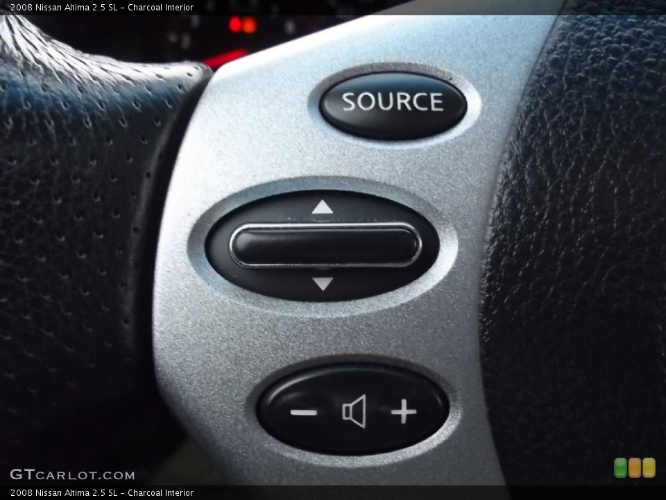 Charcoal Interior Controls for the 2008 Nissan Altima 2.5 SL #76050859