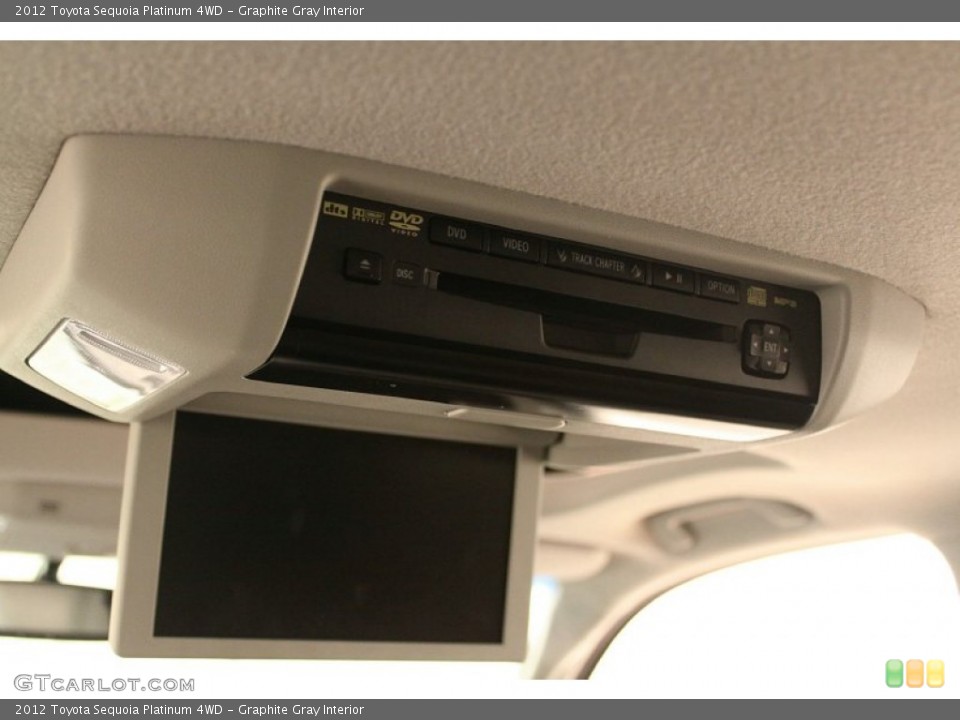 Graphite Gray Interior Entertainment System for the 2012 Toyota Sequoia Platinum 4WD #76051014