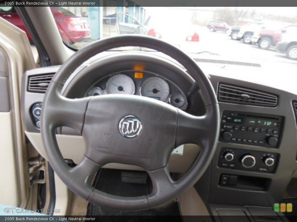 Light Neutral Interior Steering Wheel for the 2005 Buick Rendezvous CX #76053255