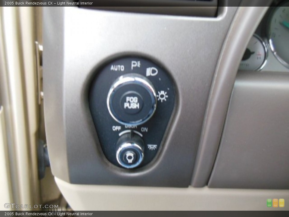 Light Neutral Interior Controls for the 2005 Buick Rendezvous CX #76053269