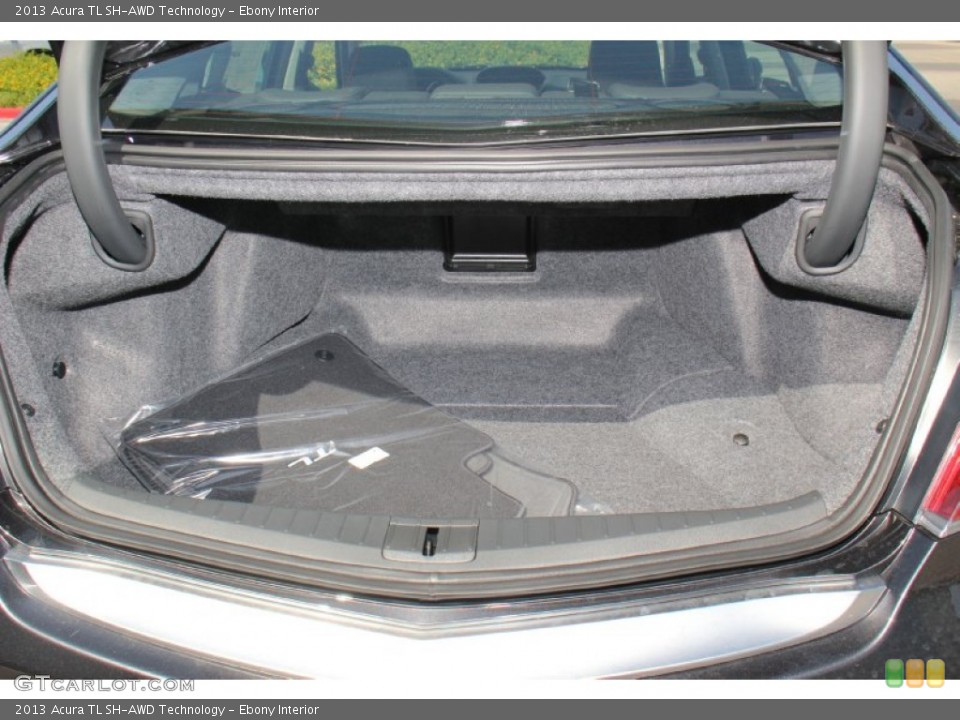 Ebony Interior Trunk for the 2013 Acura TL SH-AWD Technology #76053852