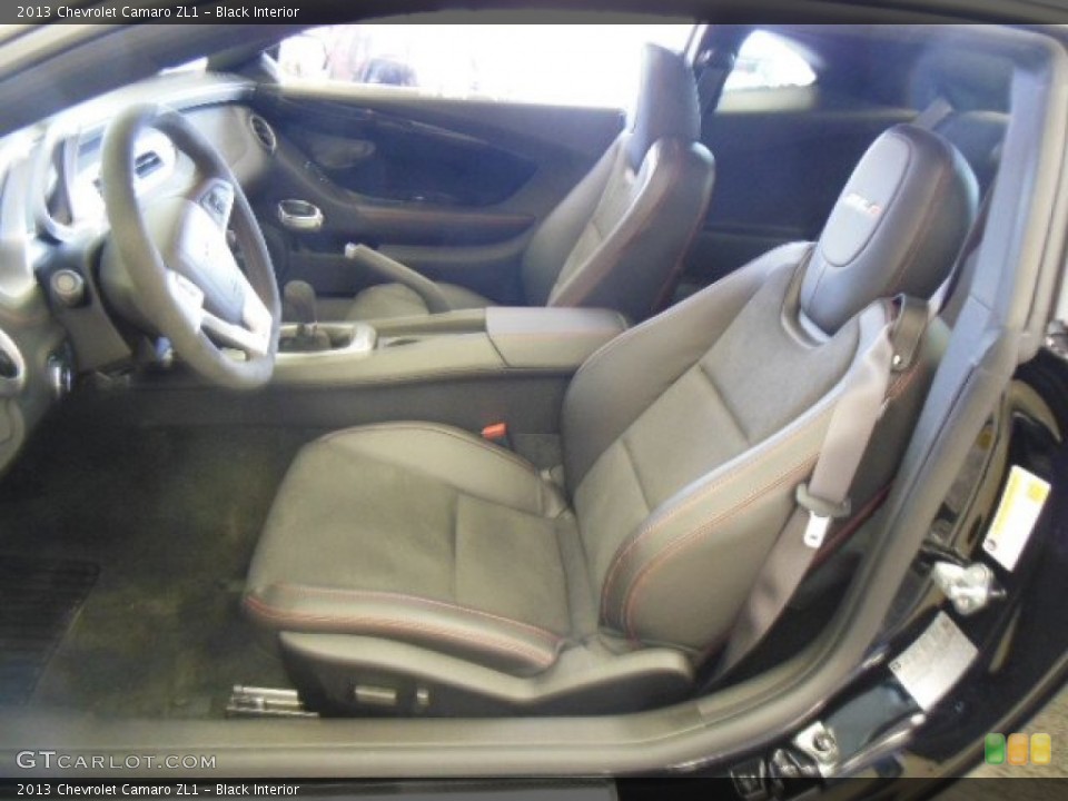 Black Interior Front Seat for the 2013 Chevrolet Camaro ZL1 #76056018