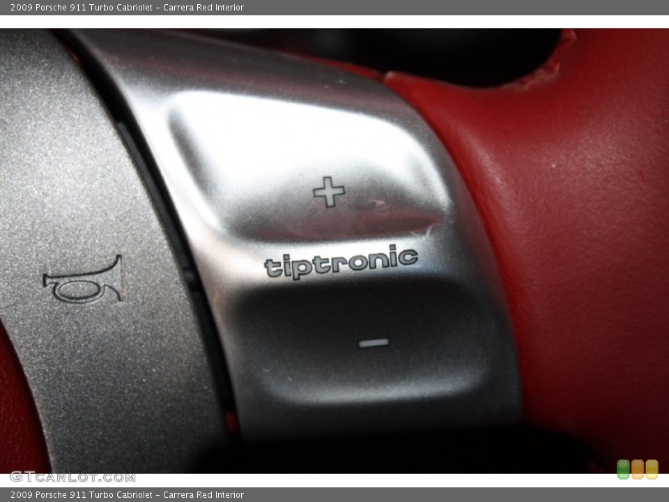 Carrera Red Interior Transmission for the 2009 Porsche 911 Turbo Cabriolet #76057218