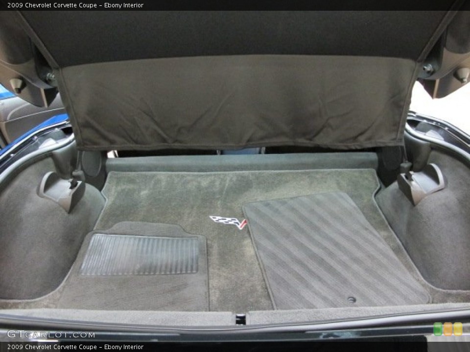 Ebony Interior Trunk for the 2009 Chevrolet Corvette Coupe #76058061