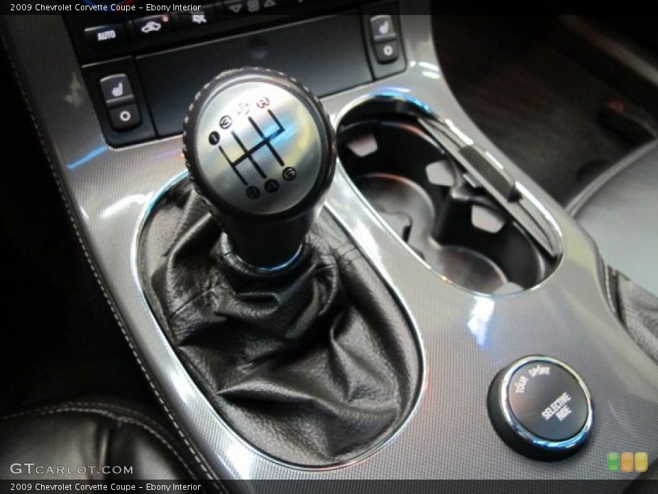 Ebony Interior Transmission for the 2009 Chevrolet Corvette Coupe #76058148