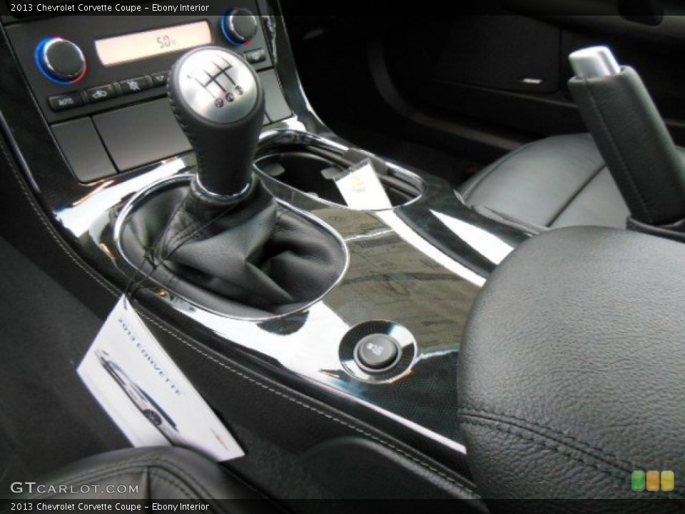 Ebony Interior Transmission for the 2013 Chevrolet Corvette Coupe #76058616