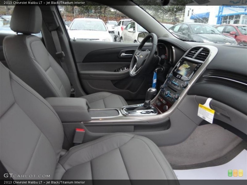 Jet Black/Titanium Interior Photo for the 2013 Chevrolet Malibu LT #76061286