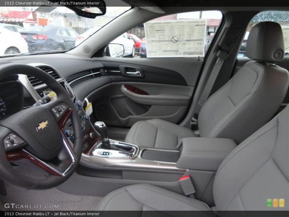 Jet Black/Titanium Interior Photo for the 2013 Chevrolet Malibu LT #76061337