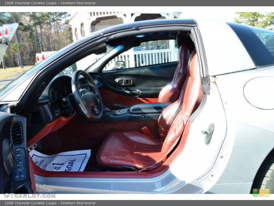 Firethorn Red Interior Photo for the 1998 Chevrolet Corvette Coupe #76061526