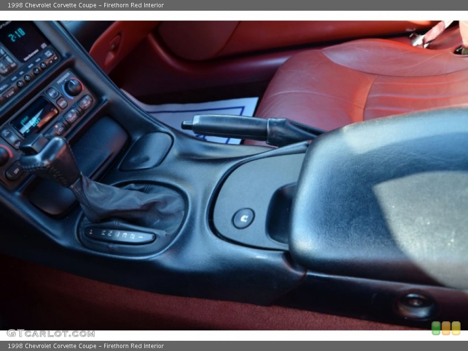 Firethorn Red Interior Transmission for the 1998 Chevrolet Corvette Coupe #76061661