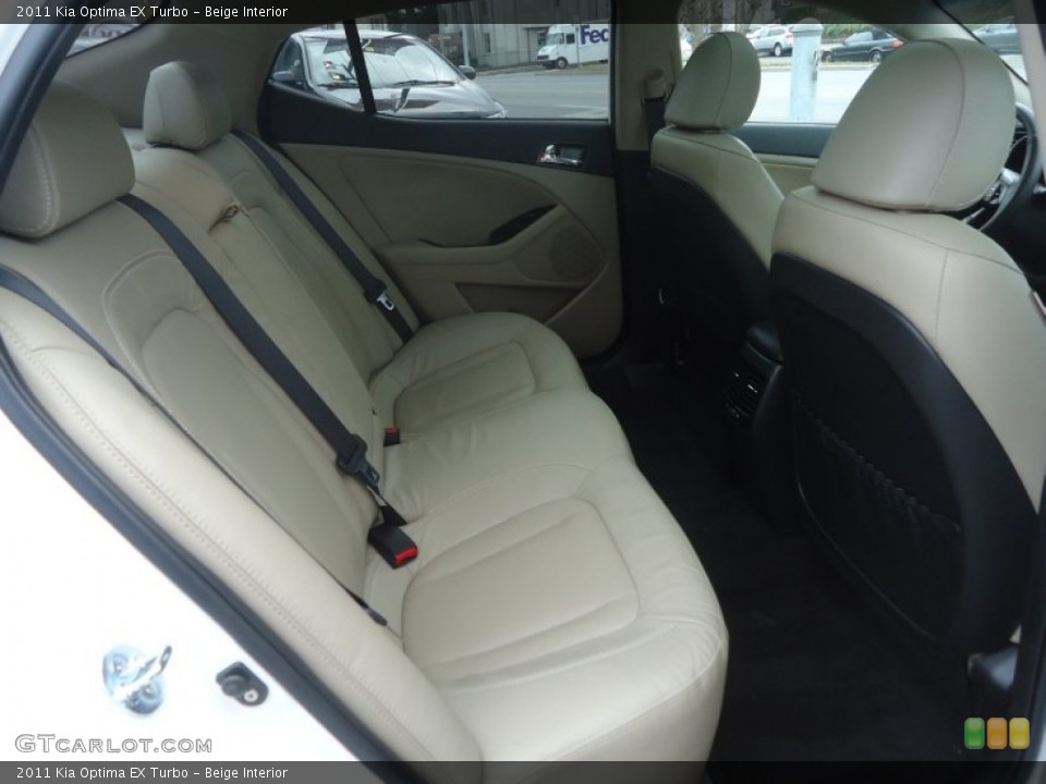 Beige Interior Rear Seat for the 2011 Kia Optima EX Turbo #76062150