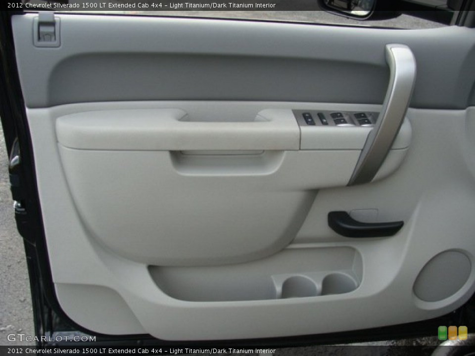 Light Titanium/Dark Titanium Interior Door Panel for the 2012 Chevrolet Silverado 1500 LT Extended Cab 4x4 #76062948
