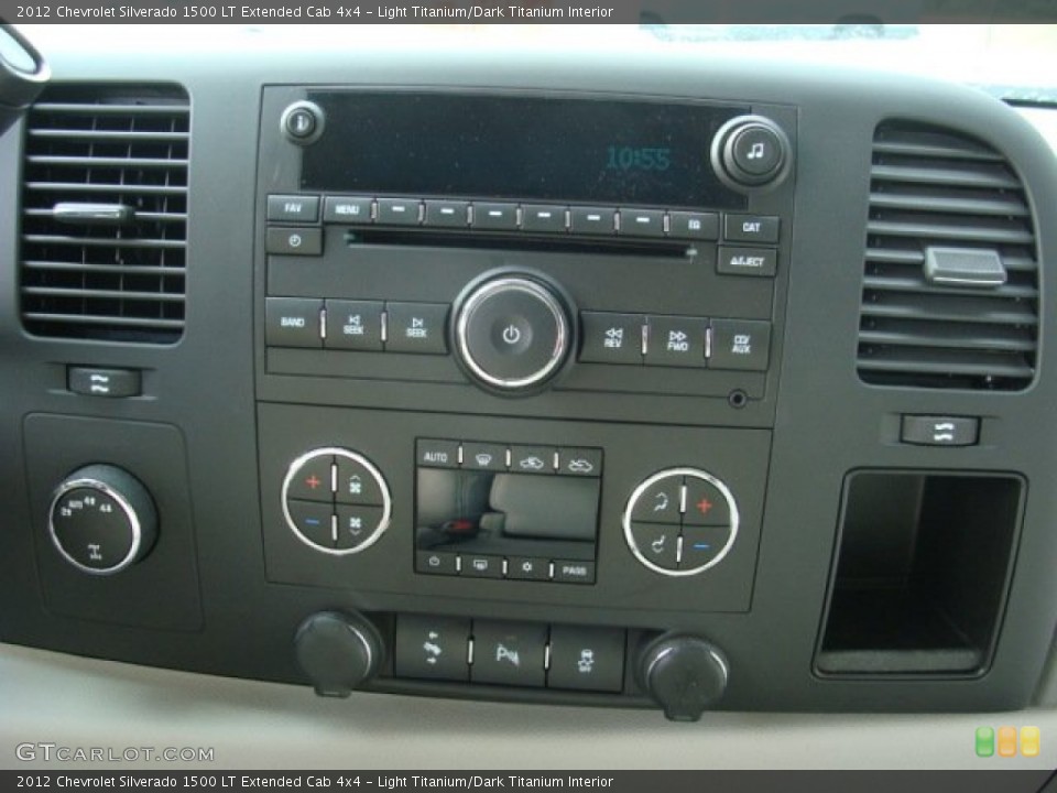 Light Titanium/Dark Titanium Interior Controls for the 2012 Chevrolet Silverado 1500 LT Extended Cab 4x4 #76062975