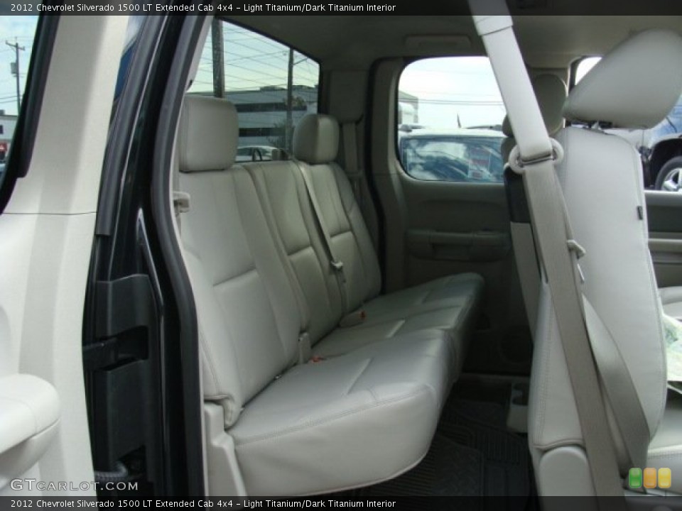 Light Titanium/Dark Titanium Interior Rear Seat for the 2012 Chevrolet Silverado 1500 LT Extended Cab 4x4 #76062981
