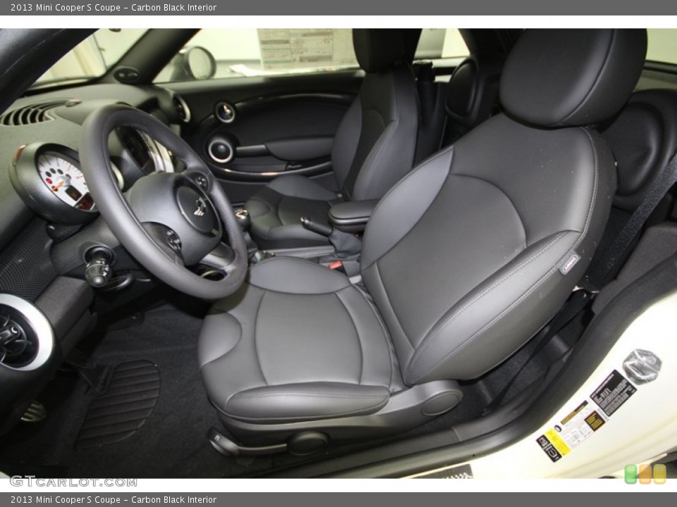 Carbon Black Interior Photo for the 2013 Mini Cooper S Coupe #76064021