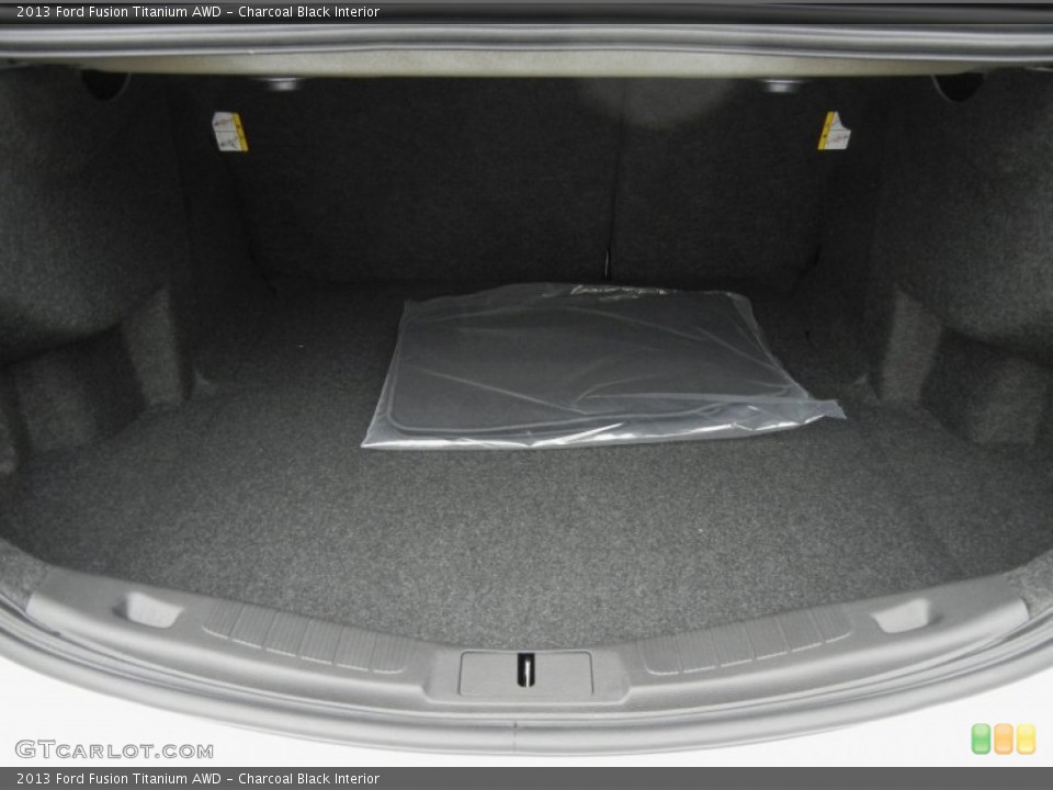 Charcoal Black Interior Trunk for the 2013 Ford Fusion Titanium AWD #76064202