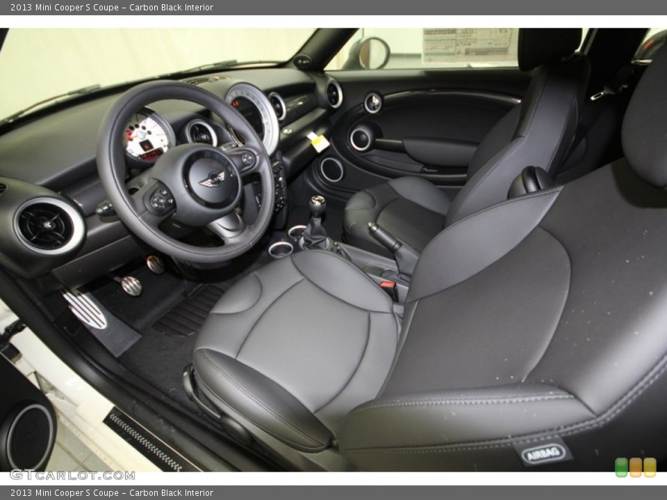 Carbon Black Interior Front Seat for the 2013 Mini Cooper S Coupe #76064277