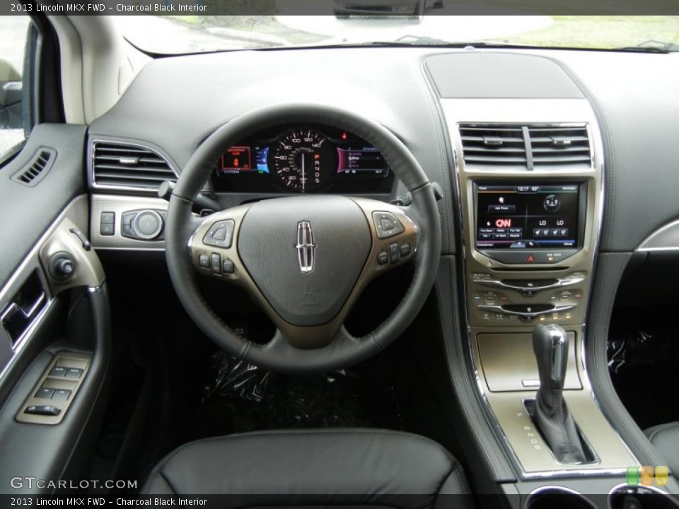 Charcoal Black Interior Dashboard for the 2013 Lincoln MKX FWD #76064338