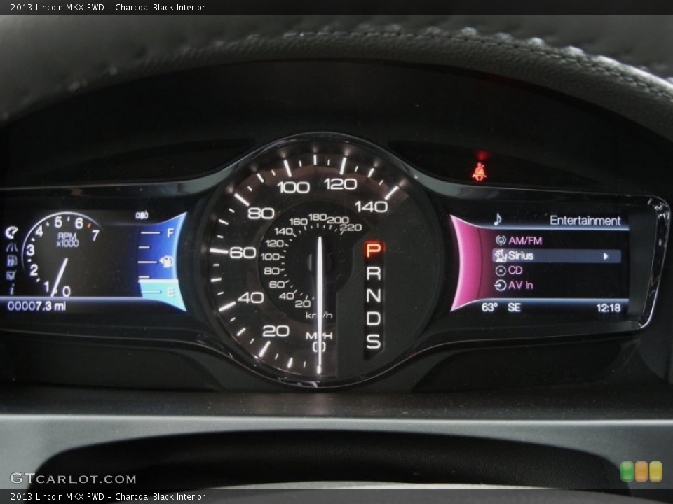 Charcoal Black Interior Gauges for the 2013 Lincoln MKX FWD #76064352