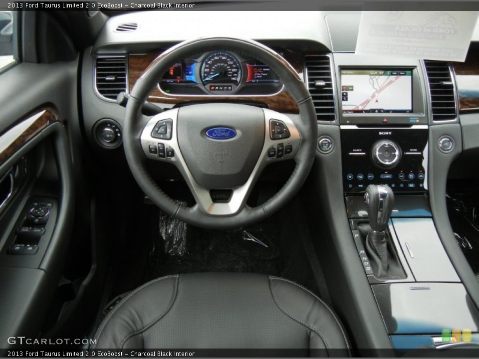 Charcoal Black Interior Dashboard for the 2013 Ford Taurus Limited 2.0 EcoBoost #76064526