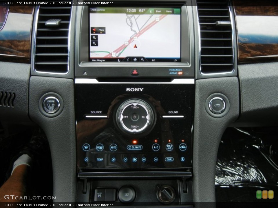 Charcoal Black Interior Navigation for the 2013 Ford Taurus Limited 2.0 EcoBoost #76064557