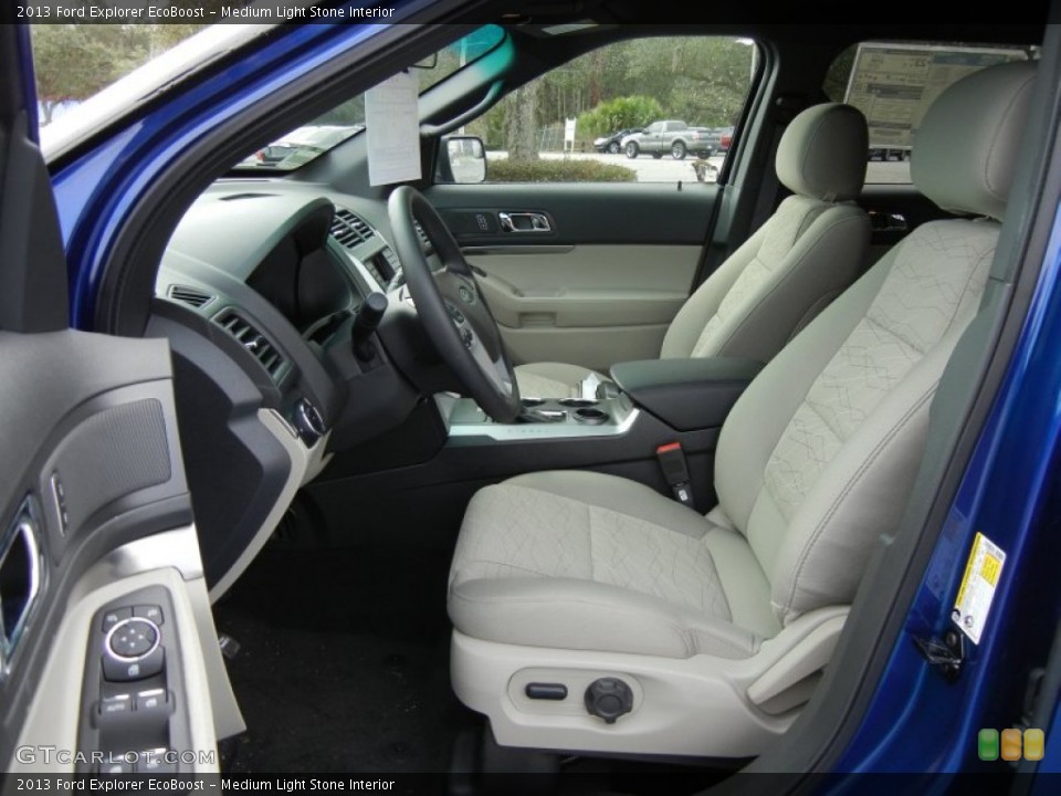 Medium Light Stone Interior Photo for the 2013 Ford Explorer EcoBoost #76064691
