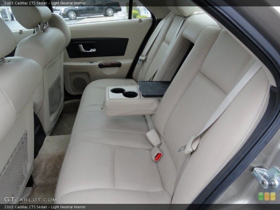 Light Neutral Interior Rear Seat for the 2003 Cadillac CTS Sedan #76066069