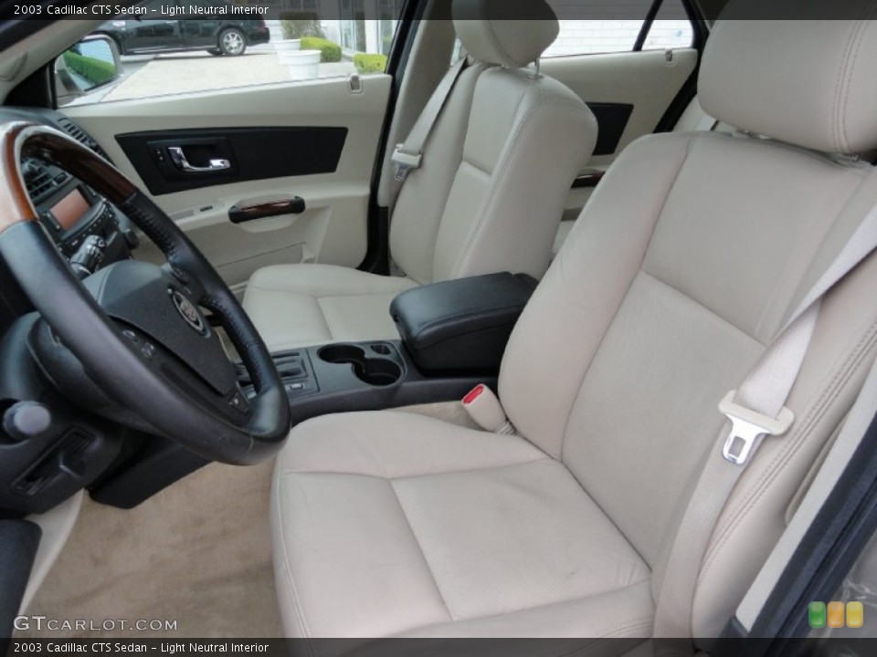 Light Neutral Interior Front Seat for the 2003 Cadillac CTS Sedan #76066098