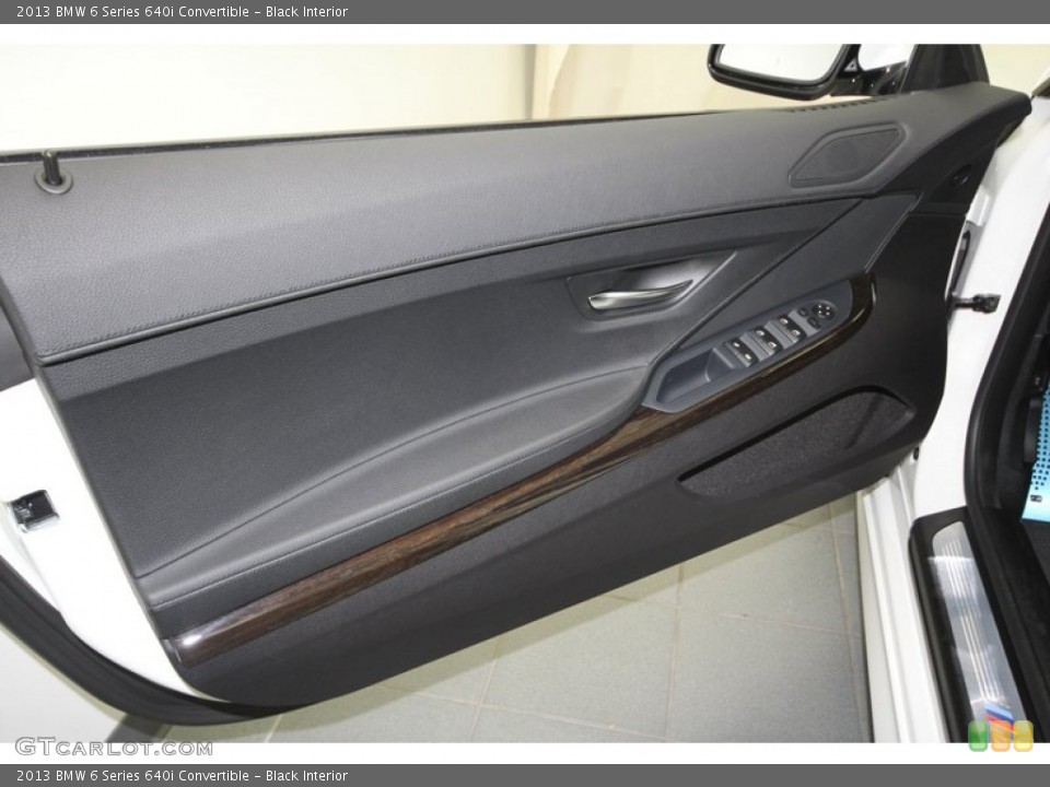 Black Interior Door Panel for the 2013 BMW 6 Series 640i Convertible #76066290