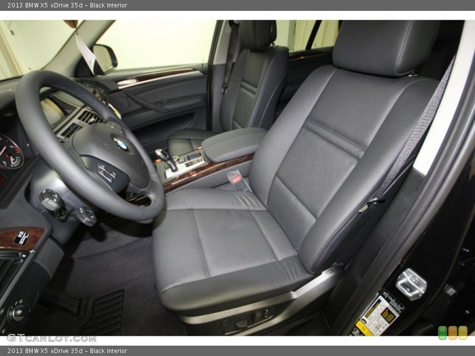 Black Interior Front Seat for the 2013 BMW X5 xDrive 35d #76066674