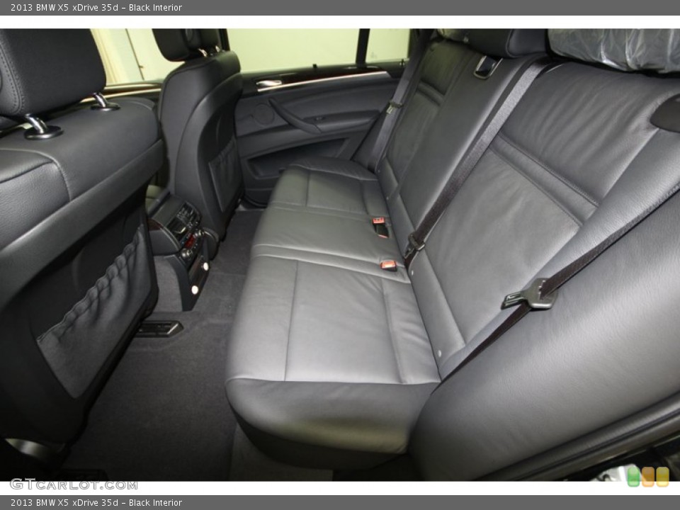 Black Interior Rear Seat for the 2013 BMW X5 xDrive 35d #76066758