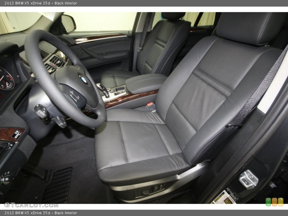 Black Interior Front Seat for the 2013 BMW X5 xDrive 35d #76066965