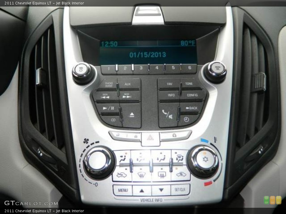 Jet Black Interior Controls for the 2011 Chevrolet Equinox LT #76071066