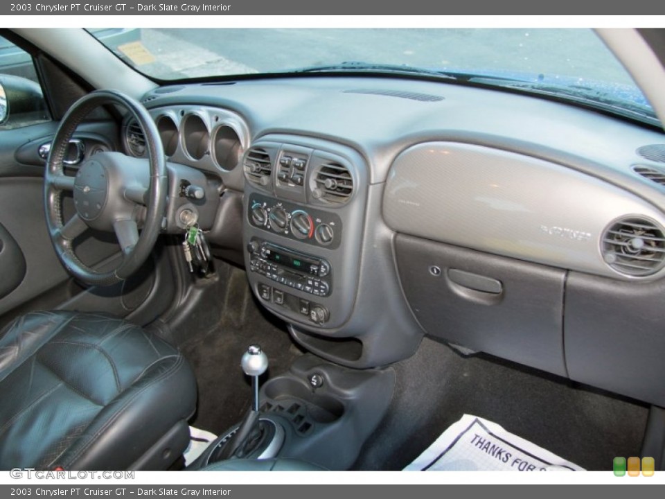 Dark Slate Gray Interior Dashboard for the 2003 Chrysler PT Cruiser GT #76075823