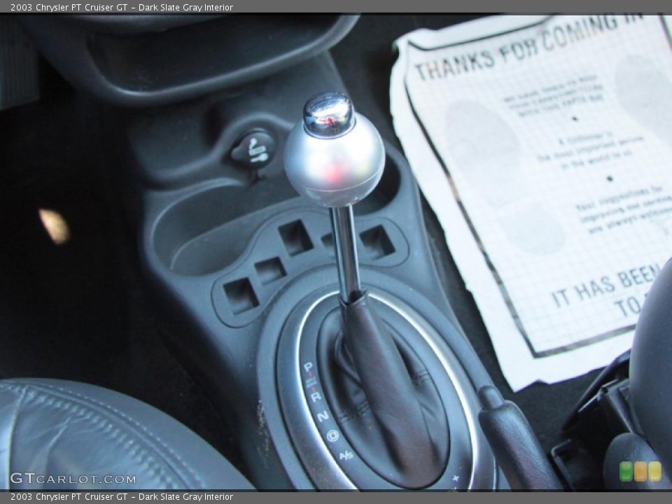 Dark Slate Gray Interior Transmission for the 2003 Chrysler PT Cruiser GT #76075902